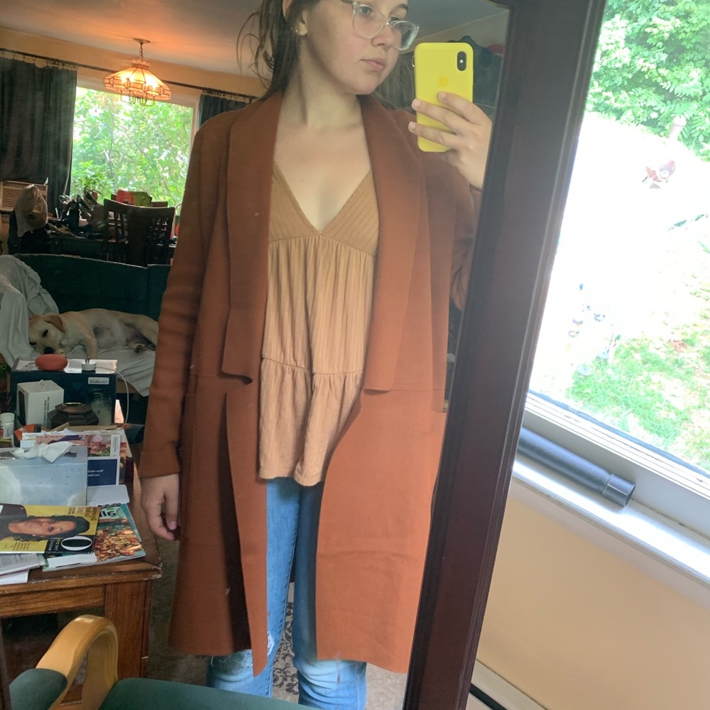 Soia & Kyo Benela Straight Fit Mid Length Coatigan